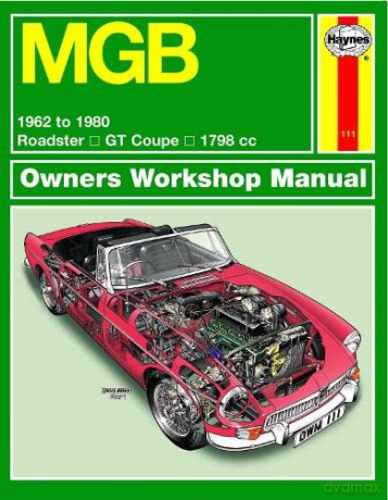 MGB (62 - 80) Haynes Repair Manual - Anon [KSIĄŻKA]