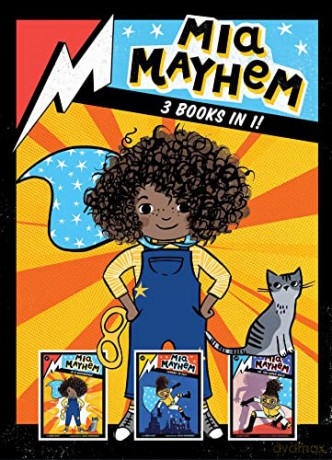 Mia Mayhem 3 Books in 1!: Mia Mayhem Is a Superhero!; Mia Mayhem Learns to Fly!; Mia Mayhem vs. the Super Bully - Kara West [KSIĄŻKA]