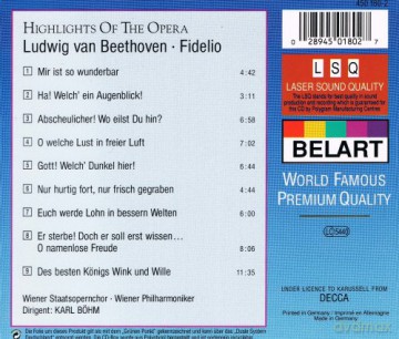 Beethoven:Fidelio Hi: Wp/Maazel [CD]