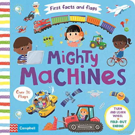 Mighty Machines (First Facts and Flaps, 6) - Campbell Books [KSIĄŻKA]