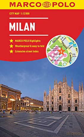 Milan Marco Polo City Map - pocket size, easy fold, Milan street map (Marco Polo City Maps) - Marco Polo [KSIĄŻKA]