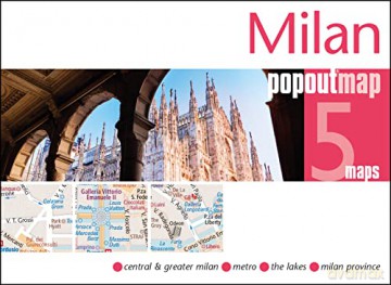 Milan PopOut Map: Popout Double (PopOut Maps) - PopOut Maps [KSIĄŻKA]