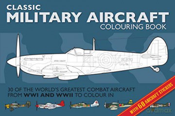 Military Aircraft Colouring Book (Colouring Books) - Adam Wilde [KSIĄŻKA]