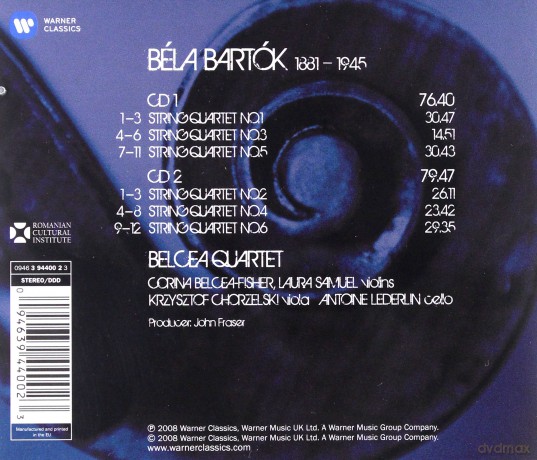 Belcea Quartet: Complete String Quartets [2CD]