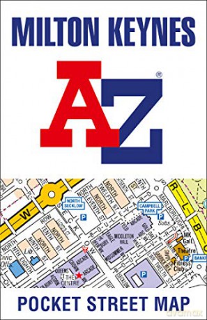Milton Keynes A-Z Pocket Street Map - A-Z Maps [KSIĄŻKA]