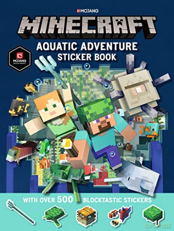 Minecraft Aquatic Adventure Sticker Book - Mojang AB [KSIĄŻKA]