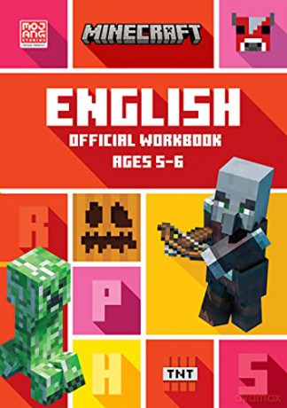 Minecraft English Ages 5-6: Official Workbook (Minecraft Education) - Collins KS1 [KSIĄŻKA]