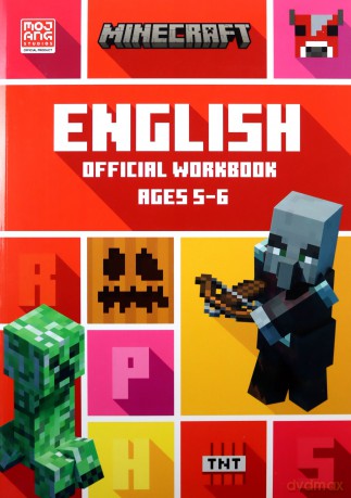 Minecraft English Ages 5-6: Official Workbook (Minecraft Education) - Collins KS1 [KSIĄŻKA]