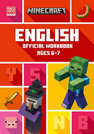 Minecraft English Ages 6-7: Official Workbook (Minecraft Education) - Collins KS1 [KSIĄŻKA]