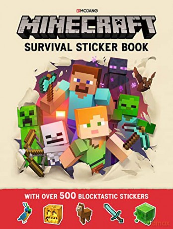 Minecraft Survival Sticker Book: An Official Minecraft Book From Mojang - Mojang AB [KSIĄŻKA]