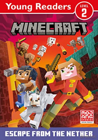 Minecraft Young Readers: Escape from the Nether!: Get your kids into reading with this new official adventure for young, struggling or reluctant readers - Farshore [KSIĄŻKA]