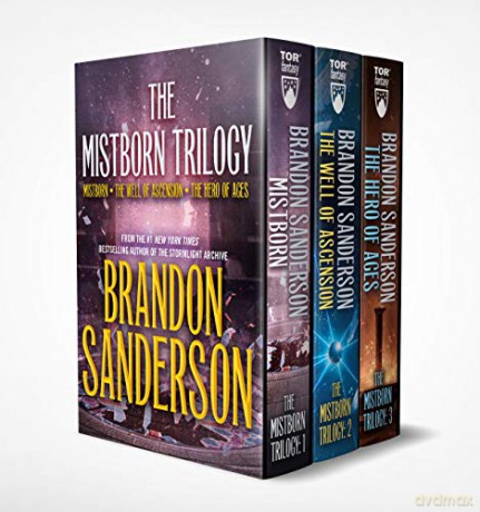 Mistborn Boxed Set I: Mistborn, the Well of Ascension, the Hero of Ages (Mistborn Saga) - Brandon Sanderson [KSIĄŻKA]