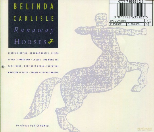 Belinda Carlisle: Runaway Horses [CD]