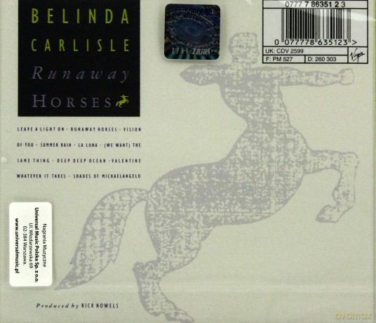 Belinda Carlisle: Runaway Horses [CD]