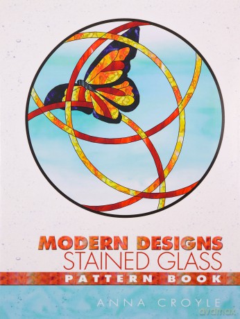 Modern Designs Stained Glass Pattern Book (Dover Stained Glass Instruction) - Anna Croyle [KSIĄŻKA]