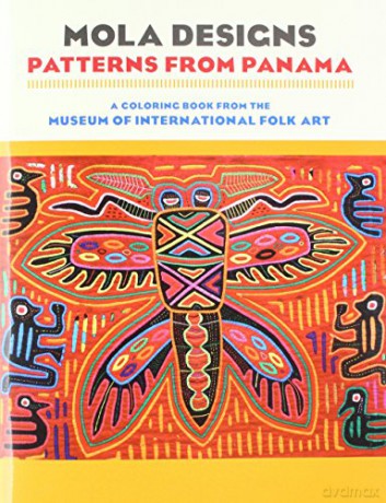 Mola Designs Patterns from Panama Coloring Book [KSIĄŻKA]