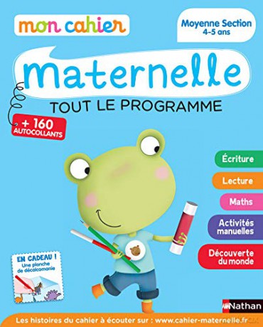 Mon cahier maternelle: Mon cahier maternelle Moyenne Section 4-5 ans - Nicole Herr [KSIĄŻKA]