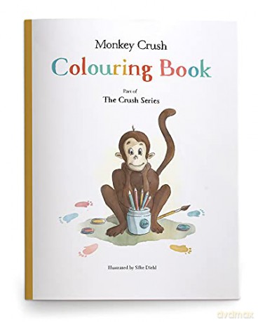 Monkey Crush Series Colouring Book - Ian Worboys [KSIĄŻKA]