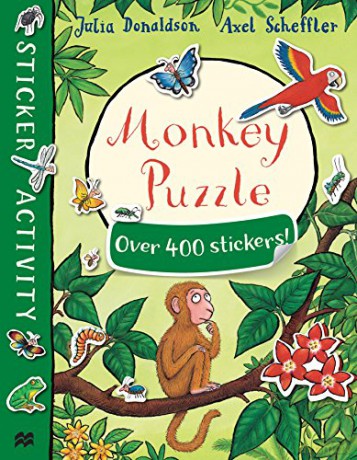 Monkey Puzzle Sticker Book - Julia Donaldson [KSIĄŻKA]