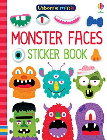 Monster Faces Sticker Book (Usborne Minis) - Sam Smith [KSIĄŻKA]