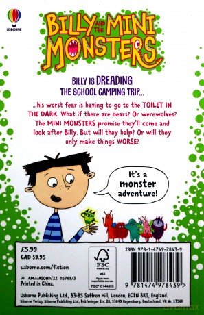 Monsters Go Camping (Billy and the Mini Monsters): 10 - Zanna Davidson [KSIĄŻKA]