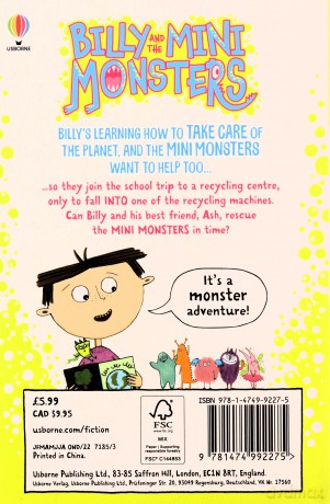 Monsters Go Green: 1 (Billy and the Mini Monsters) - Zanna Davidson [KSIĄŻKA]
