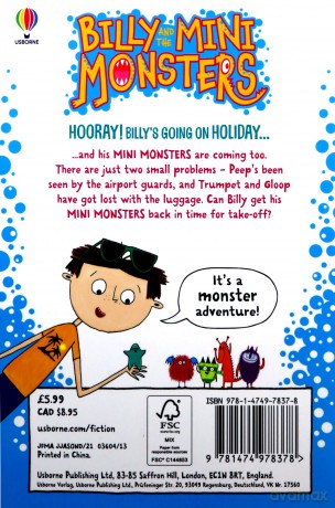 Monsters on a Plane (Billy and the Mini Monsters): 1 - Zanna Davidson [KSIĄŻKA]