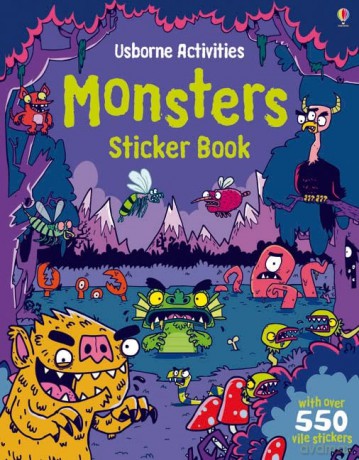 Monsters Sticker Book (Sticker Books) - Kirsteen Rogers [KSIĄŻKA]