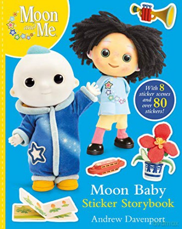 Moon Baby Sticker Storybook: 1 (Moon and Me) - Andrew Davenport [KSIĄŻKA]