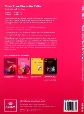 More Time Pieces for Cello, Volume 1: Music through the Ages (Time Pieces (ABRSM)) - Tim M Wells [KSIĄŻKA]