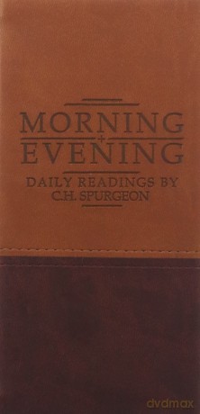 Morning And Evening - Matt Tan/Burgundy (Daily Readings) - C. H. Spurgeon [KSIĄŻKA]