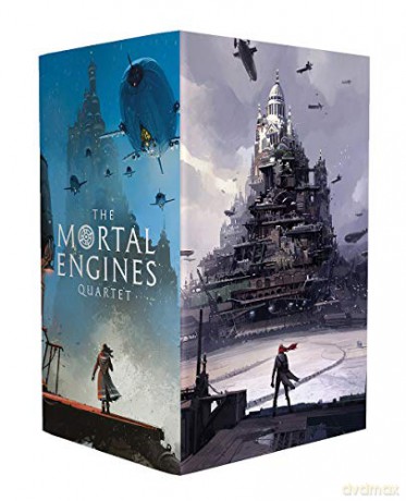 Mortal Engines (Ian McQue boxset: Mortal Engines, Predator's Gold, Infernal Devices, A Darkling Plain) (Mortal Engines Quartet) - Philip Reeve [KSIĄŻKA]