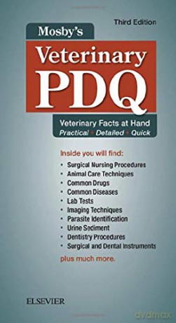 Mosby's Veterinary PDQ: Veterinary Facts at Hand, 3e - Margi Sirois EdD MS RVT [KSIĄŻKA]