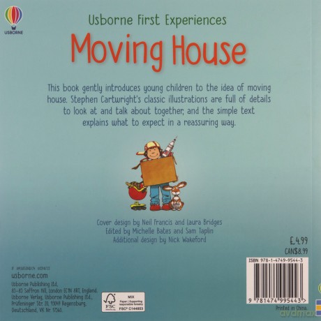 MOVING HOUSE (First Experiences) - Anne Civardi [KSIĄŻKA]