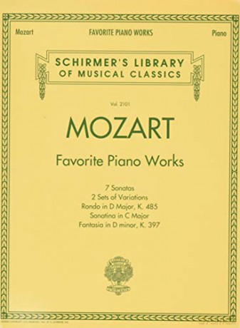 Mozart: Favorite Piano Works: Schirmer'S Library of Musical Classics Vol. 2101 - Mozart [KSIĄŻKA]