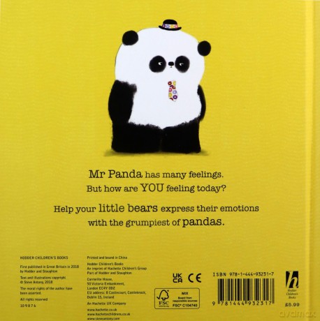Mr Panda's Feelings Board Book - Steve Antony [KSIĄŻKA]