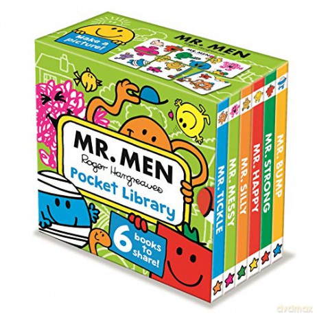 Mr. Men: Pocket Library: Six board books for toddlers to enjoy - Roger Hargreaves [KSIĄŻKA]