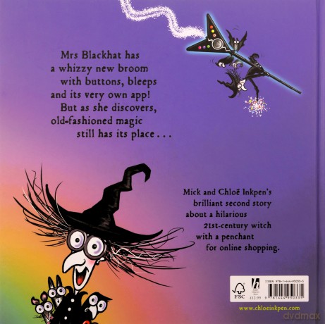 Mrs Blackhat and the ZoomBroom - Mick Inkpen [KSIĄŻKA]