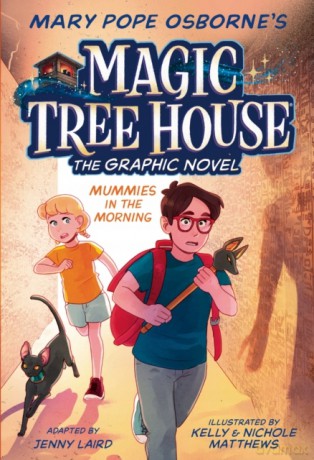 Mummies in the Morning Graphic Novel (Magic Tree House) - Jenny Laird [KSIĄŻKA]