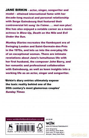 Munkey Diaries - Jane Birkin [KSIĄŻKA]