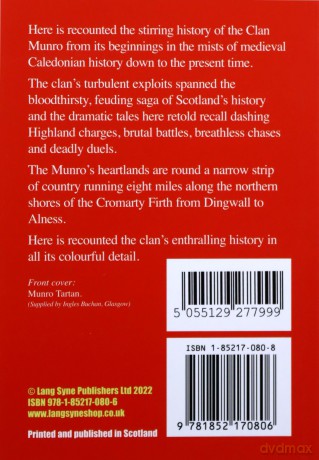 Munro: The Origins of the Clan Munro and Their Place in History (Scottish Clan Mini-book) - James Gracie [KSIĄŻKA]