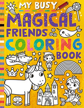 My Busy Magical Friends Coloring Book - Tiger Tales [KSIĄŻKA]