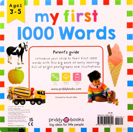 My First 1000 Words (UK EDITION) - Roger Priddy [KSIĄŻKA]