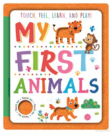 My First Animals (Sensory Felt Book) - Igloo Books [KSIĄŻKA]