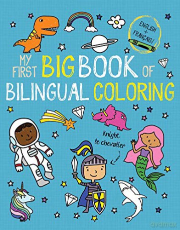 My First Big Book of Bilingual Coloring French (My First Big Book of Coloring) - Little Bee Books [KSIĄŻKA]