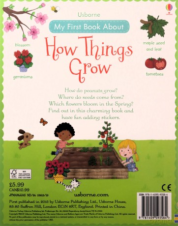My First Book About How Things Grow (My First Books): 1 (All About) - Felicity Brooks [KSIĄŻKA]
