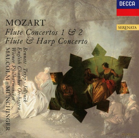 Bennett/Malcolm/Munc: Mozart: Flute Ctos/Fl+Harp Cto [CD]