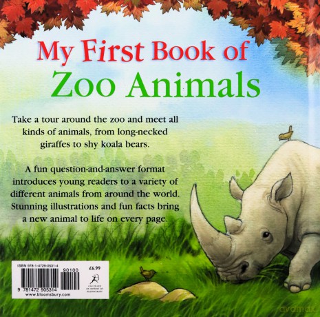 My First Book of Zoo Animals - Mike Unwin [KSIĄŻKA]