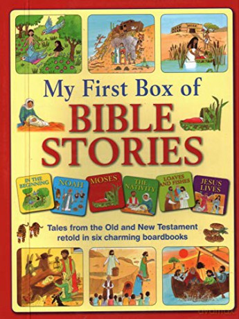 My First Box of Bible Stories: Tales from the Old and New Testament Retold in Six Charming Boardbooks - Jan Lewis [KSIĄŻKA]