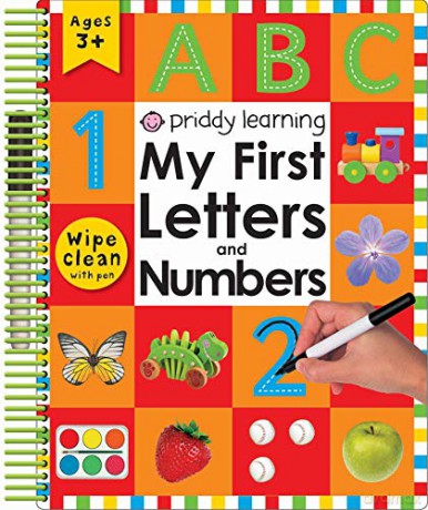 My First Letters and Numbers (UK Edition) (Wipe Clean Spirals) - Roger Priddy [KSIĄŻKA]
